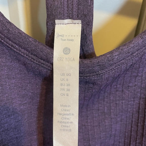 CRZ Yoga ribbed tank top - Picture 2 of 3